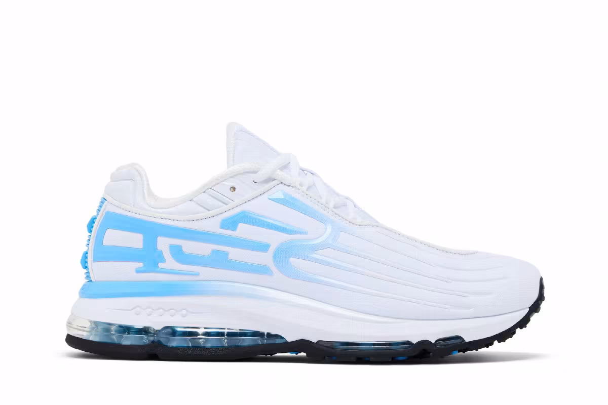 Supreme x Nike Air Max 2001 Air Ecstasy White University Blue, view 2