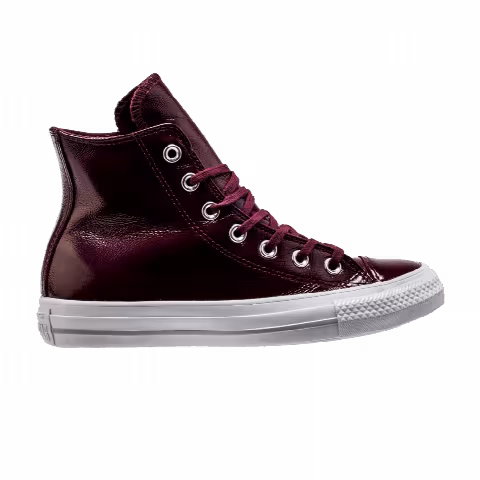 Converse Wmns Chuck Taylor All Star Crinkled Patent Leather Hi 'Dark Sangria'