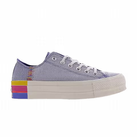 Converse Wmns Chuck Taylor All Star Lift Low 'Ranbow - Ozone Blue'