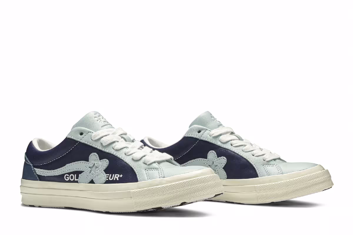 Golf Le Fleur x Converse One Star Ox Industrial Pack - Blue, view 9