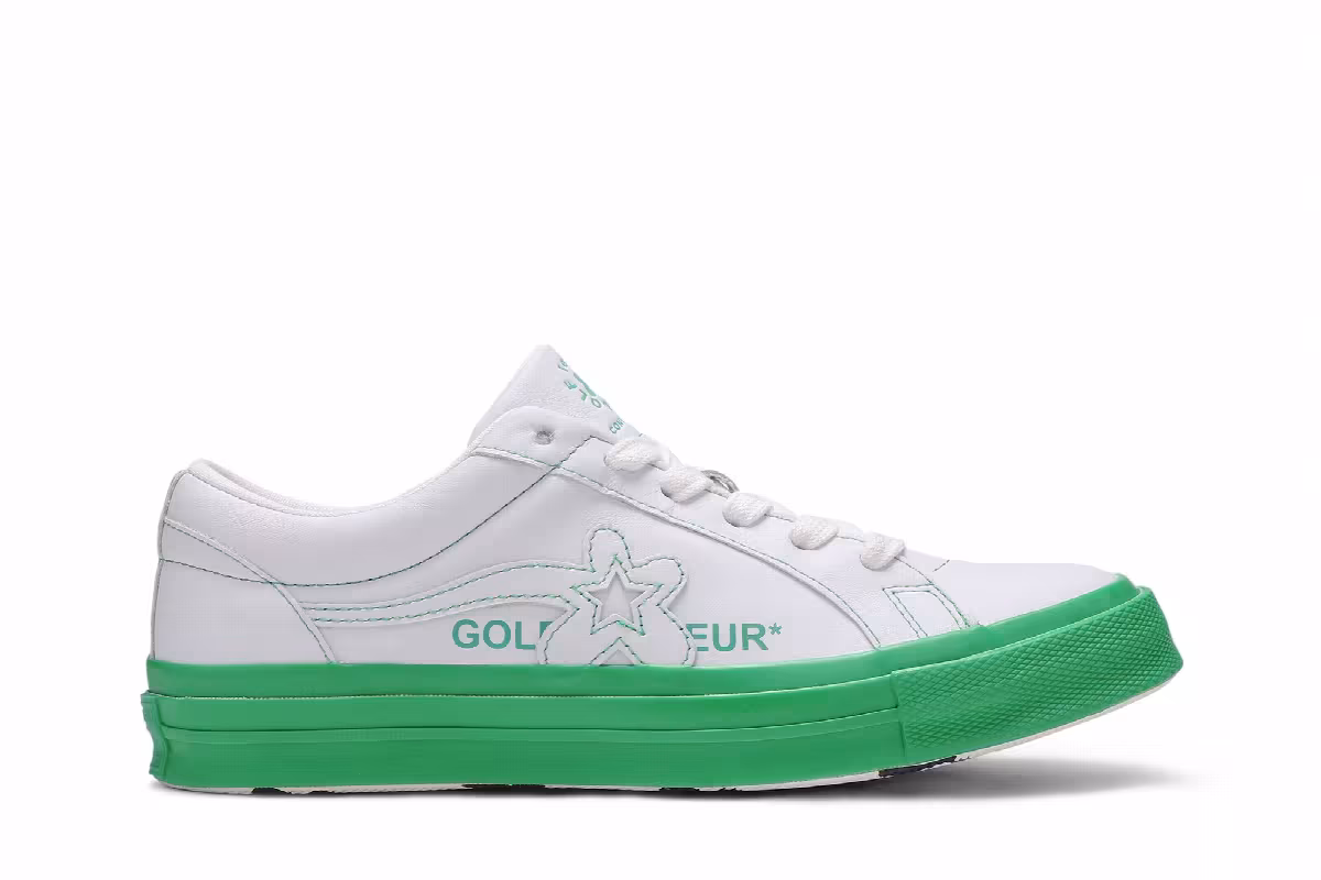 Golf Le Fleur x Converse One Star Ox Kelly Green, view 2
