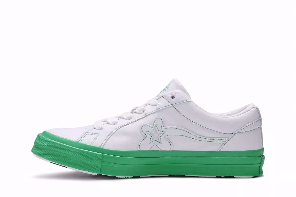 Golf Le Fleur x Converse One Star Ox Kelly Green, view 4