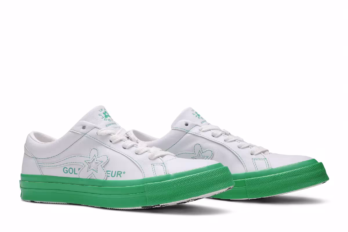 Golf Le Fleur x Converse One Star Ox Kelly Green, view 9