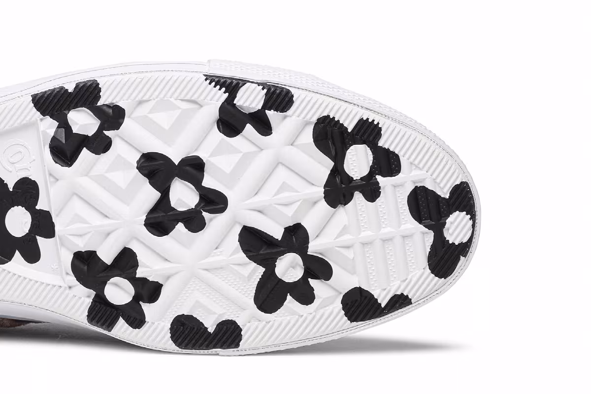 Golf Le Fleur x Converse One Star Quilted Velvet Brown, view 6