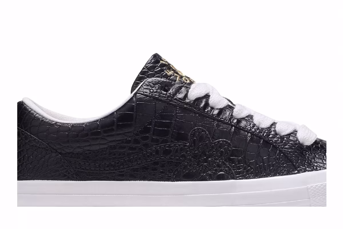 Golf Le Fleur x Converse One Star Low Gator Collection - Black, view 3