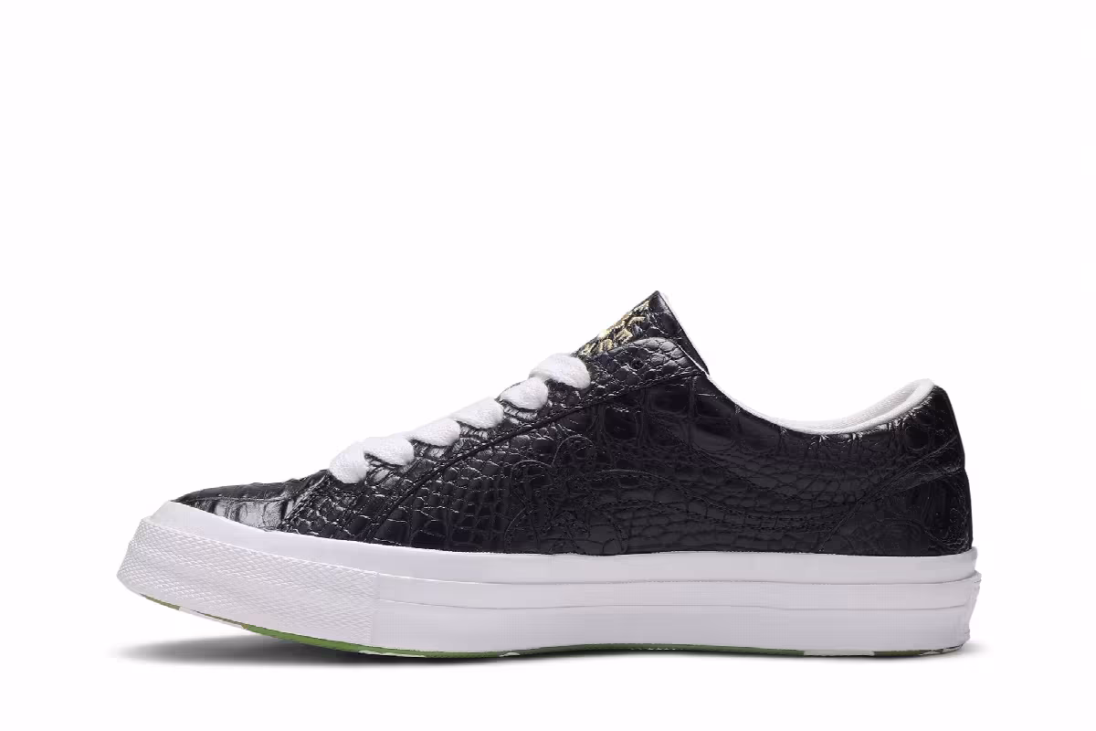Golf Le Fleur x Converse One Star Low Gator Collection - Black, view 4