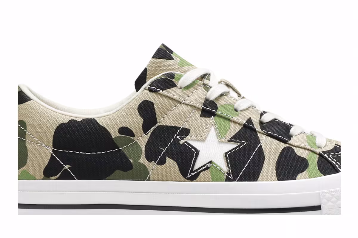 Converse One Star Low Archive Print - Duck Camo, view 3