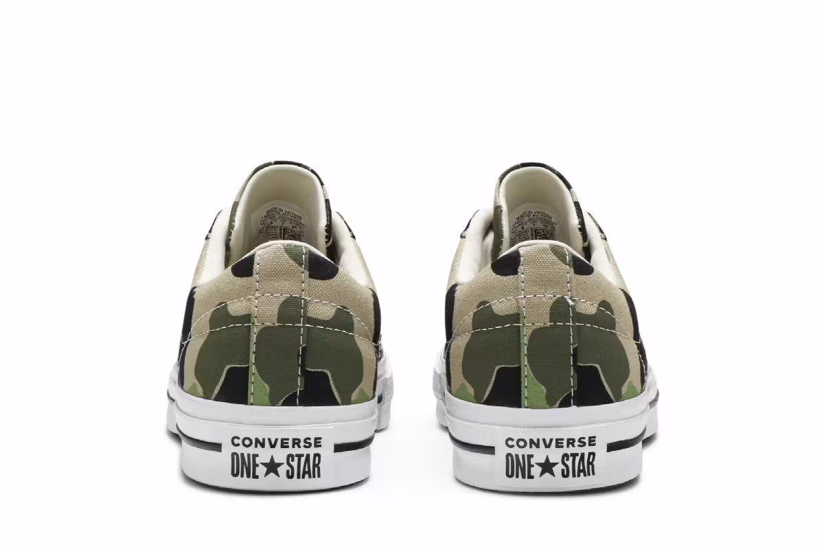 Converse One Star Low Archive Print - Duck Camo, view 7