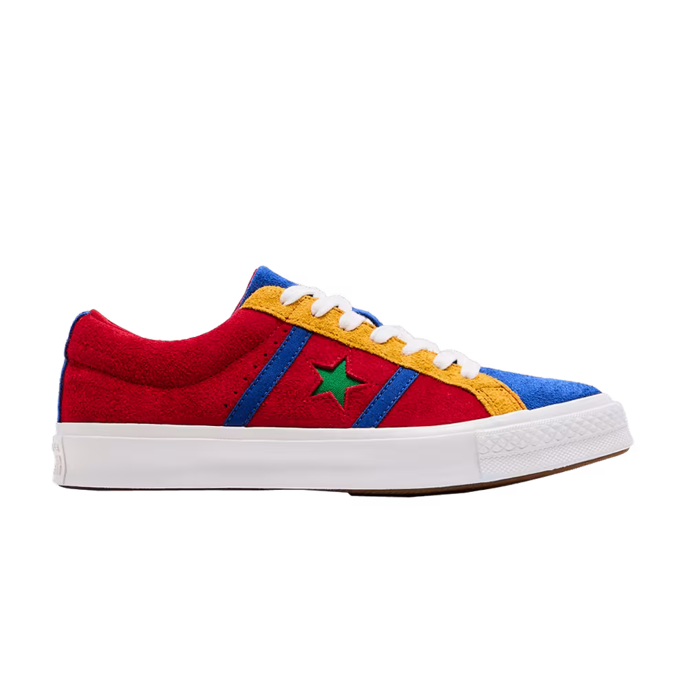 Converse One Star Academy Low Enamel Red Blue