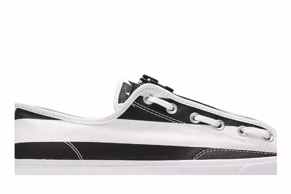 TheSoloist x Converse Jack Purcell Zip Ox Black Americana, view 3