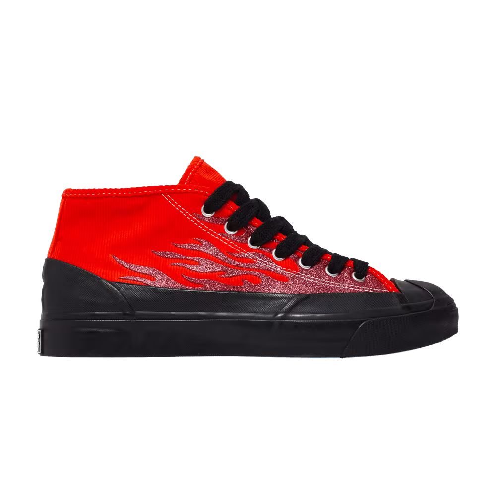 ASAP Nast x Converse Jack Purcell Mid Red Flames