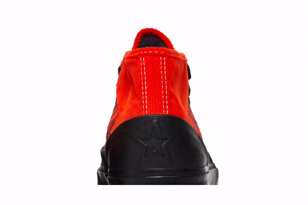 ASAP Nast x Converse Jack Purcell Mid Red Flames, view 8