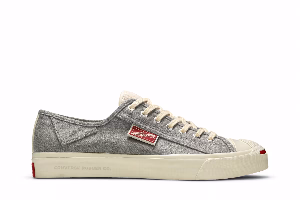 Foot Patrol x Converse Jack Purcell Ox Grey, view 2