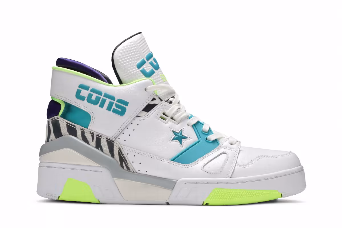 Just Don x Converse ERX-260 Mid Animal - White Teal, view 2