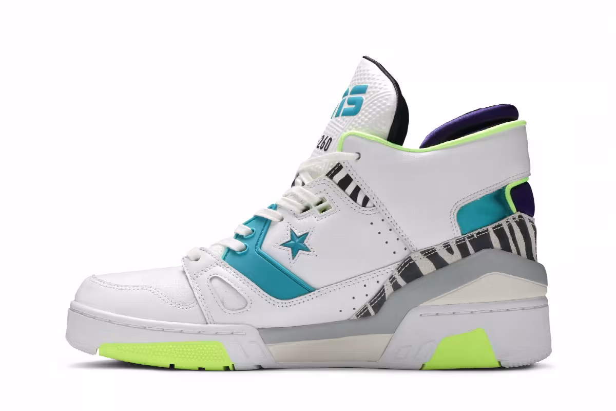 Just Don x Converse ERX-260 Mid Animal - White Teal, view 4