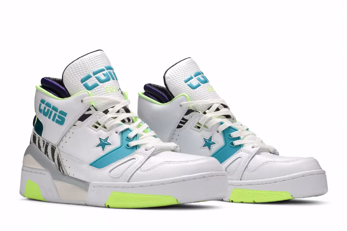 Just Don x Converse ERX-260 Mid Animal - White Teal, view 9