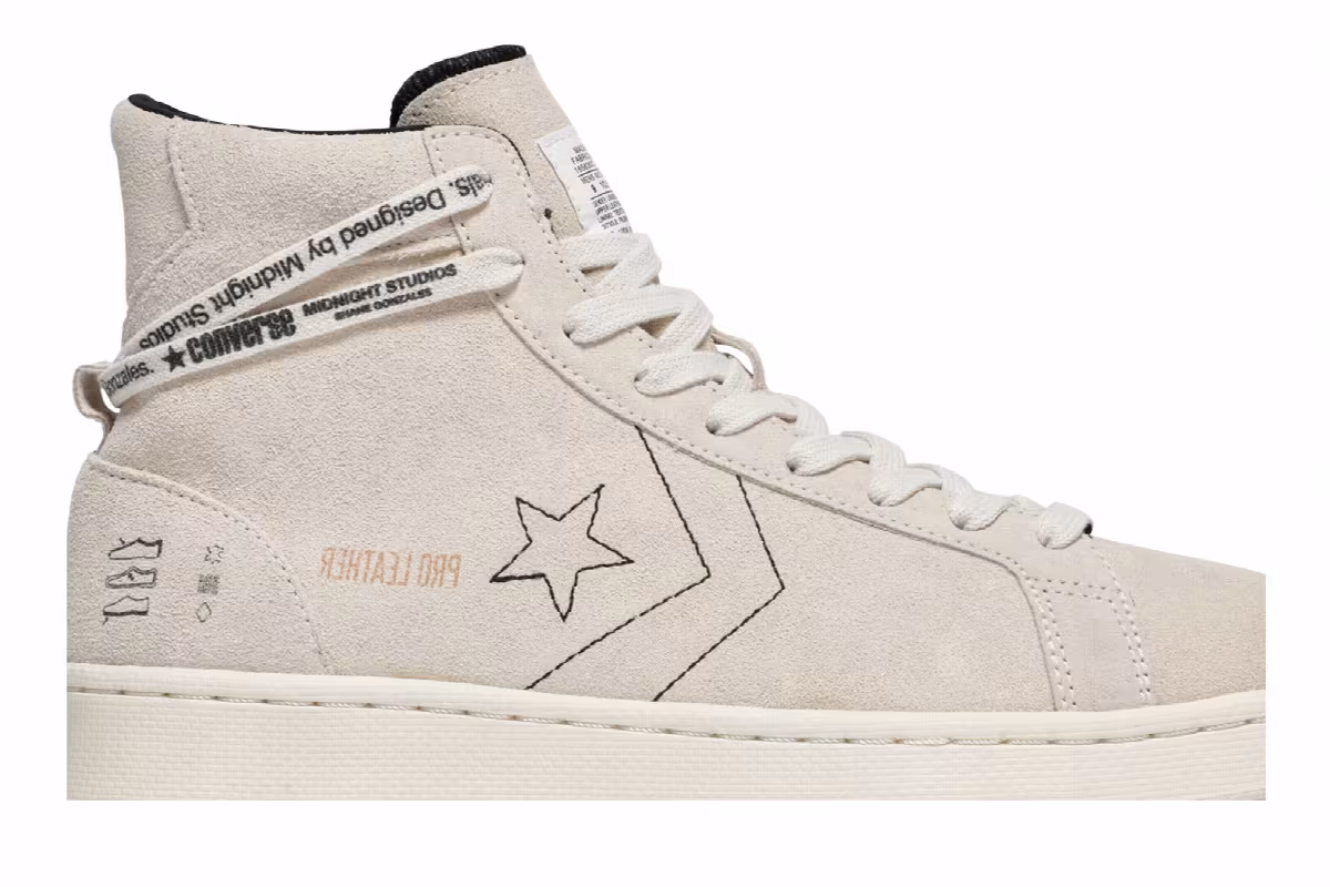 Midnight Studios x Converse Pro Leather Mid White, view 3