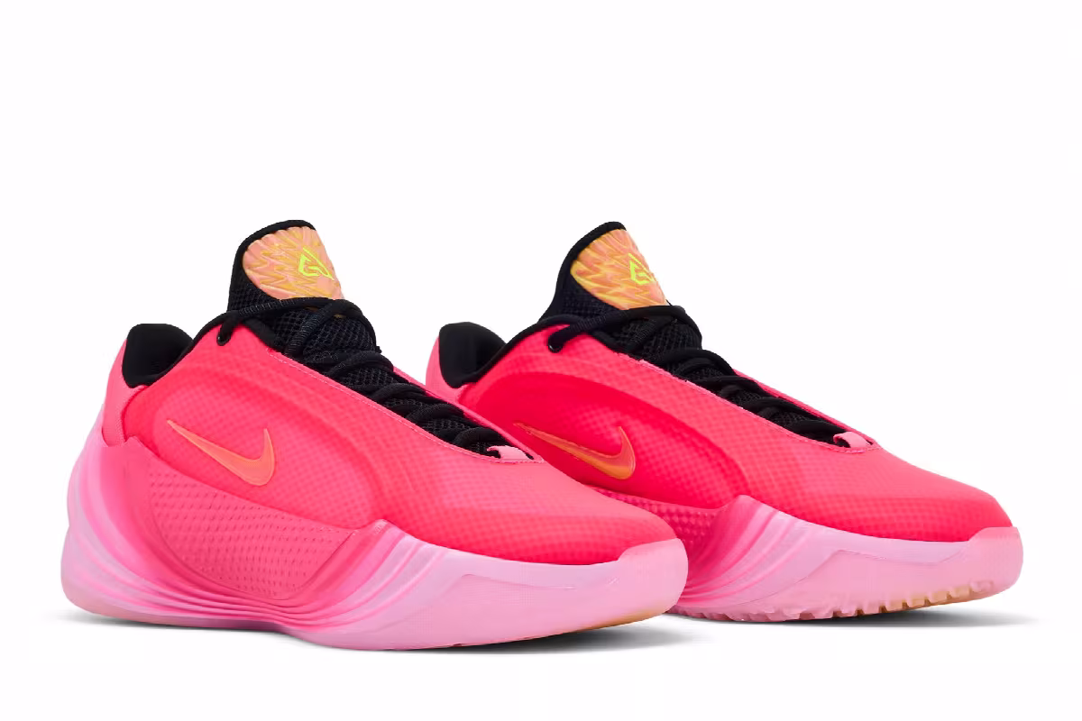 Nike Giannis Freak 8 Hyper Pink Hyper Orange, view 9
