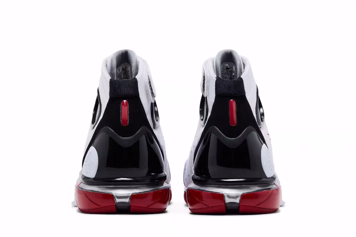 Nike Air Zoom Huarache 2K4 White Varsity Red, view 7