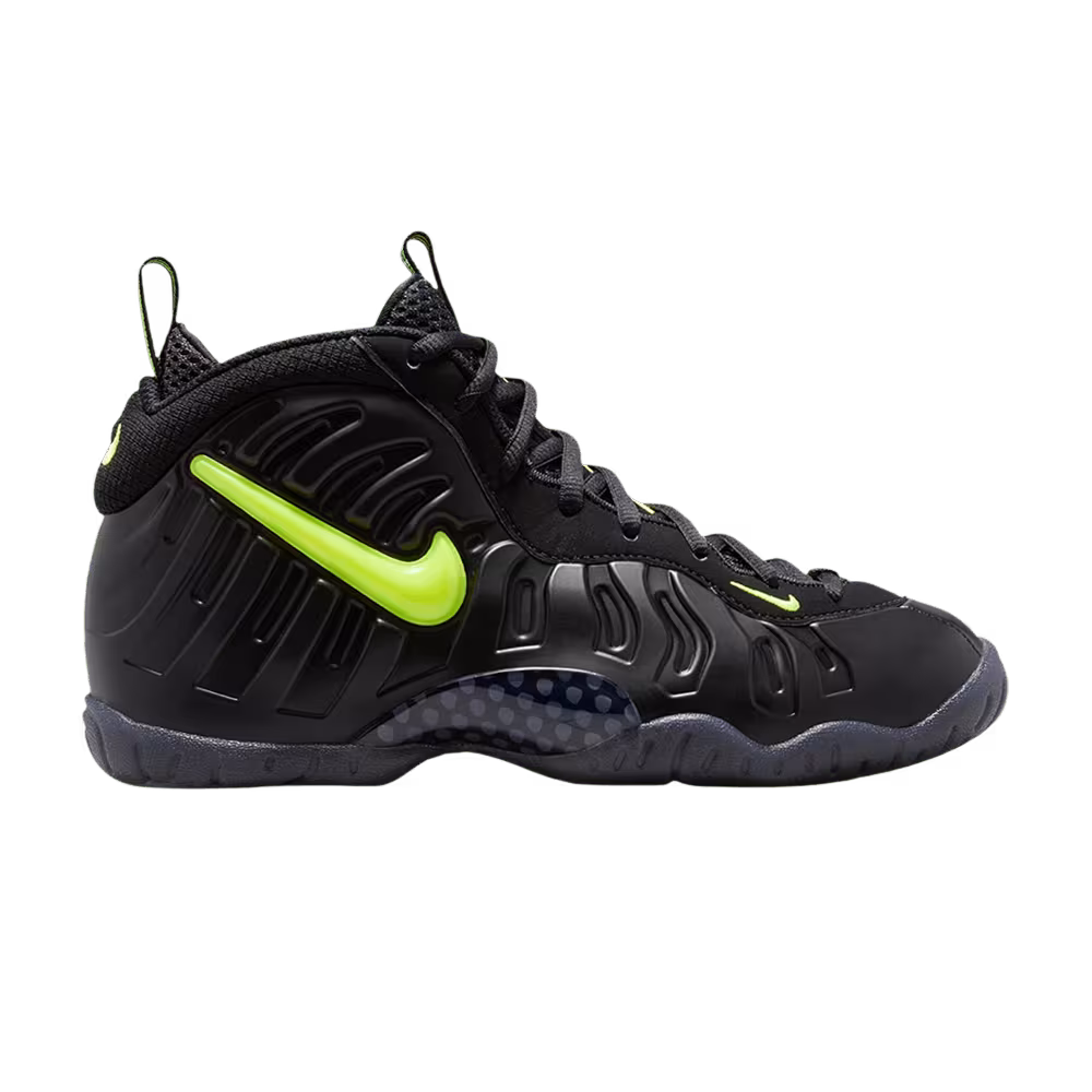 Nike Little Posite Pro GS Black Voltage Yellow 2026