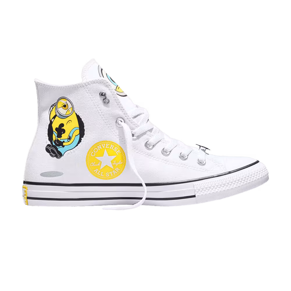 Minions x Converse Chuck Taylor All Star Hi White Yellow
