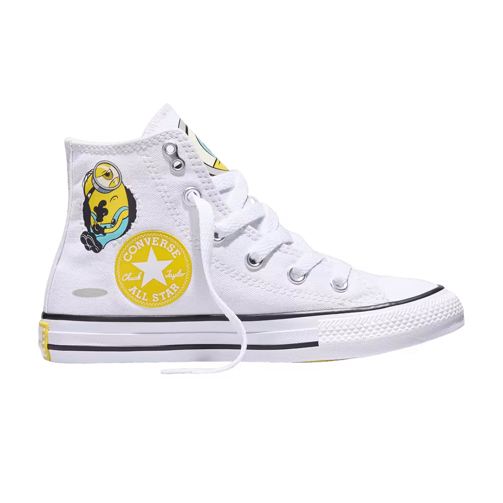 Minions x Converse Chuck Taylor All Star Hi PS White