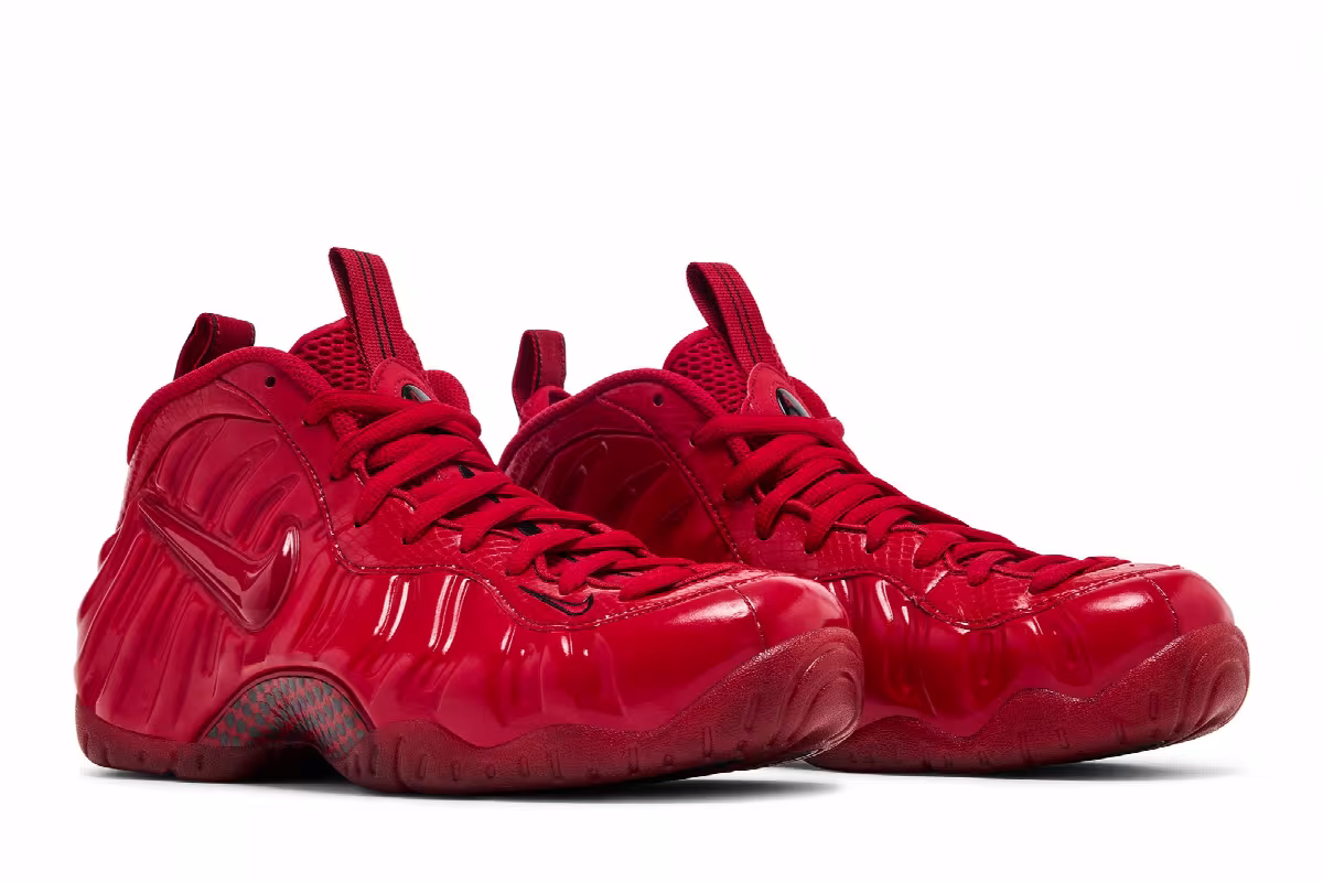 Nike Air Foamposite Pro Gym Red 2026, view 9