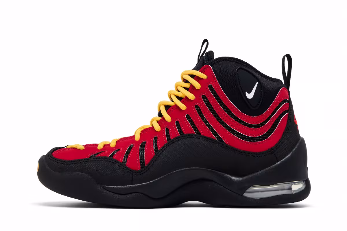 Nike Air Bakin Varsity Red 2026, view 4