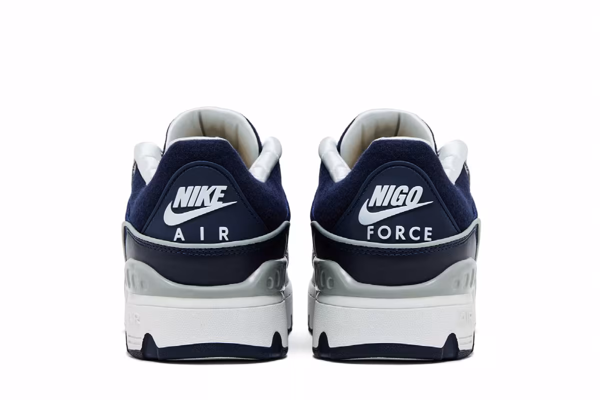 Nigo x Nike Air Force 3 SP College Pack - Mignight Navy, view 7