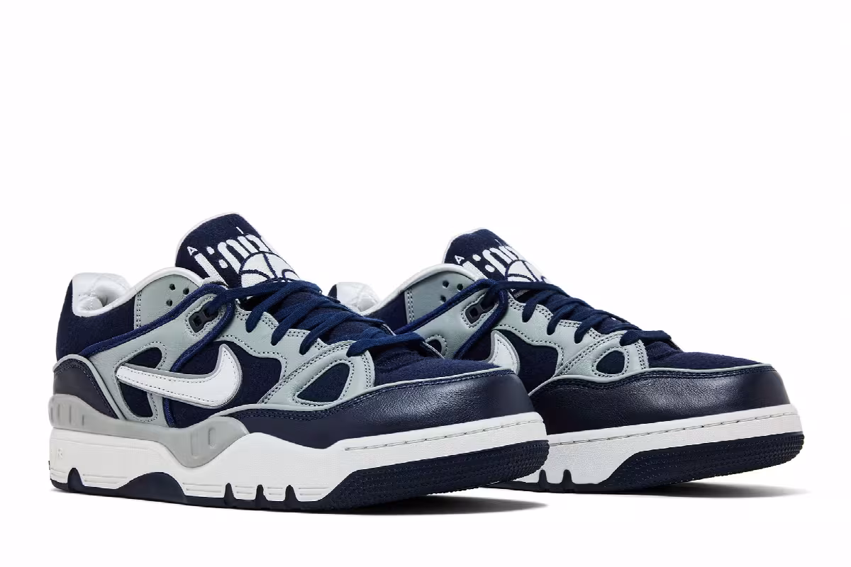 Nigo x Nike Air Force 3 SP College Pack - Mignight Navy, view 9