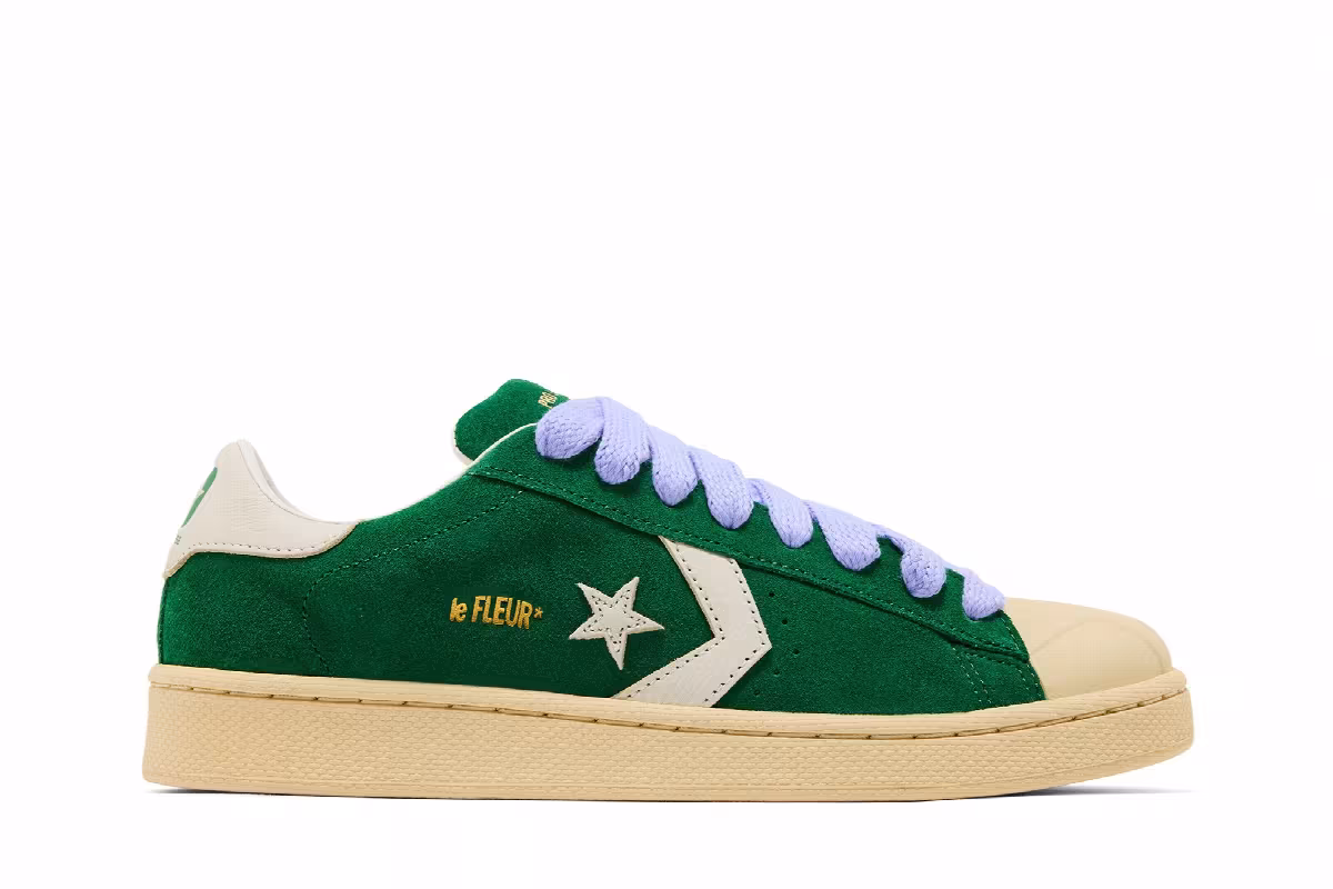 Tyler, The Creator GOLF le FLEUR x Converse 1908 Pro Leather Amazon Banana Crepe Lavender, view 2