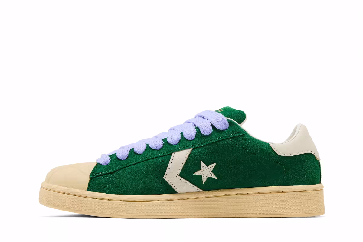 Tyler, The Creator GOLF le FLEUR x Converse 1908 Pro Leather Amazon Banana Crepe Lavender, view 4