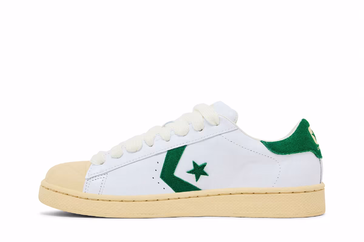 Tyler, The Creator GOLF le FLEUR x Converse 1908 Pro Leather White Amazon Natural Ivory, view 4
