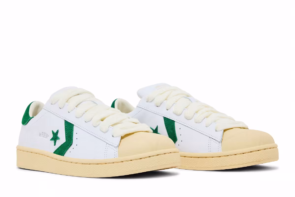 Tyler, The Creator GOLF le FLEUR x Converse 1908 Pro Leather White Amazon Natural Ivory, view 9