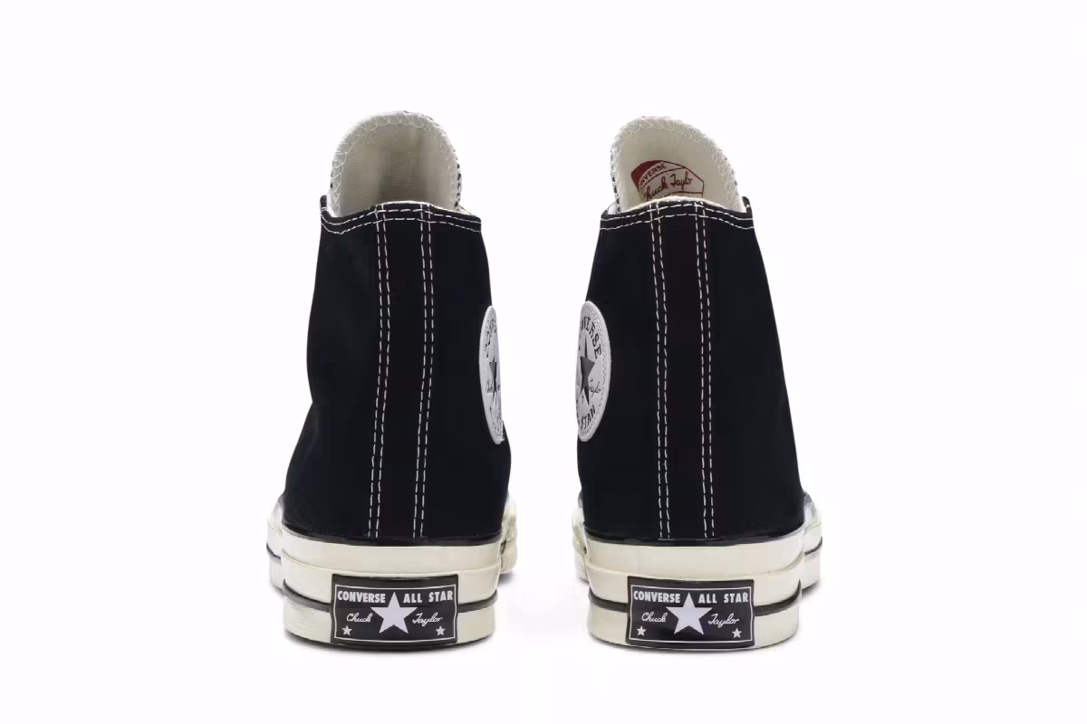 Converse Chuck 70 Vintage Canvas High Black, view 7