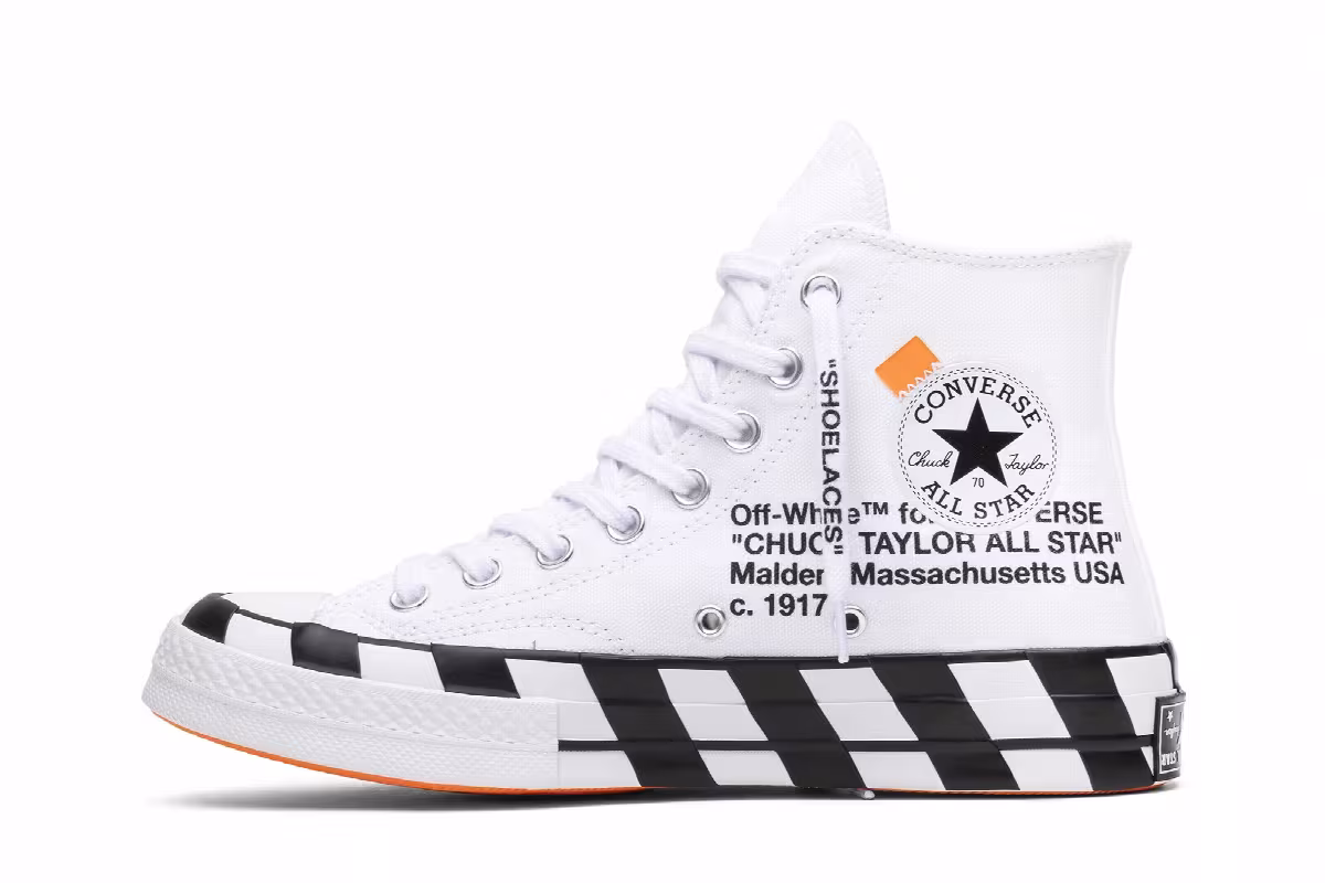 Off-White x Converse Chuck 70 White, view 4