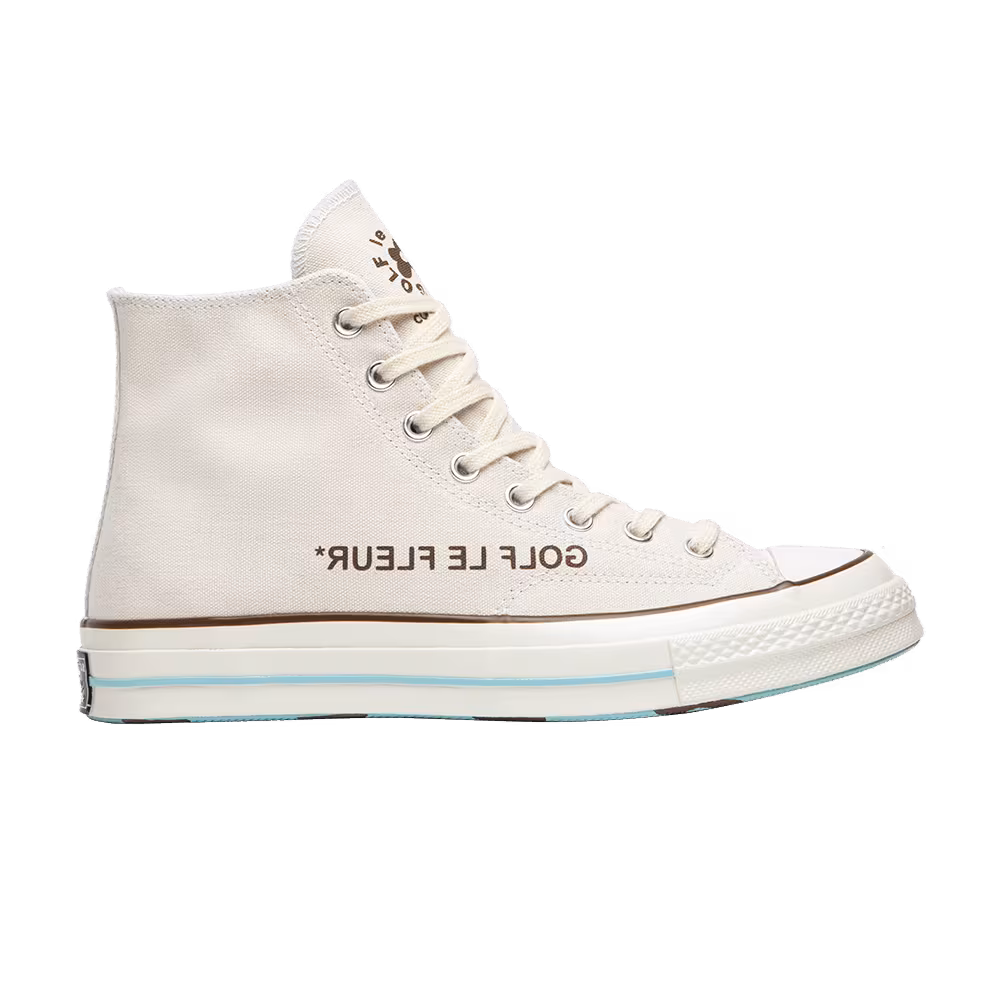 Golf Le Fleur x Converse Chuck 70 Hi Parchment Canvas