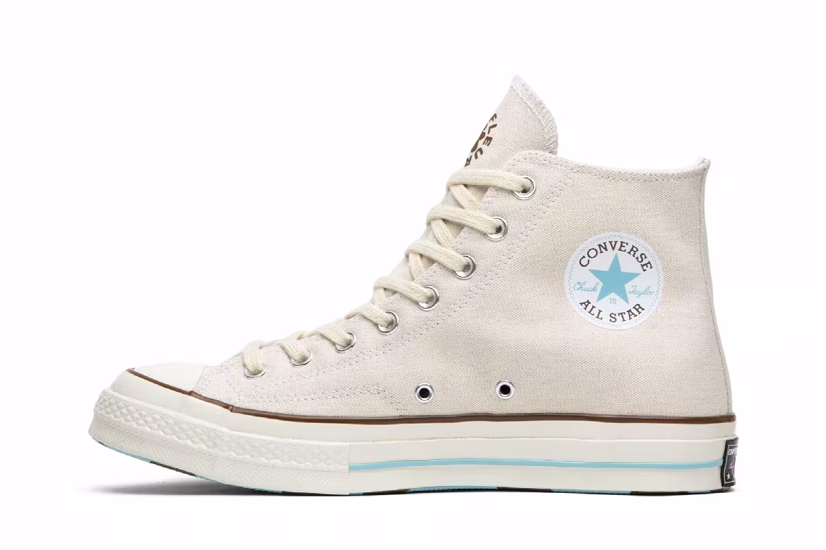 Golf Le Fleur x Converse Chuck 70 Hi Parchment Canvas, view 4