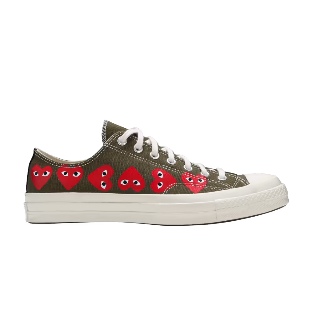 Comme des Garçons Play x Converse Chuck 70 Low Top Multi Heart