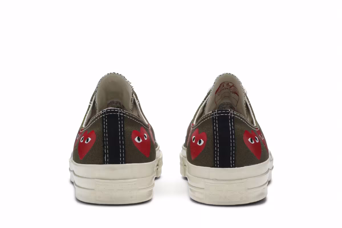 Comme des Garçons Play x Converse Chuck 70 Low Top Multi Heart, view 7