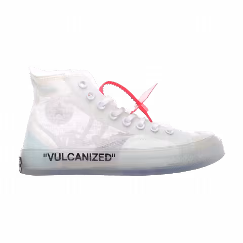 Off-White x Converse Chuck Taylor All Star High 'Clear' Sample