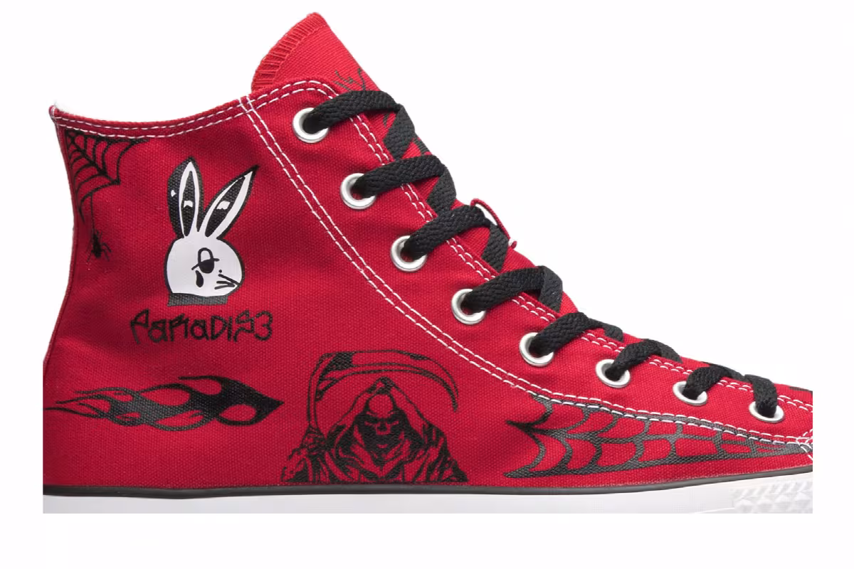 Sean Pablo x Converse Chuck Taylor All Star Pro Hi Red, view 3