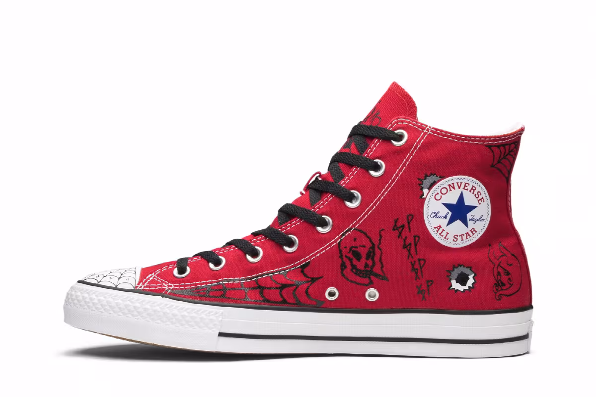 Sean Pablo x Converse Chuck Taylor All Star Pro Hi Red, view 4