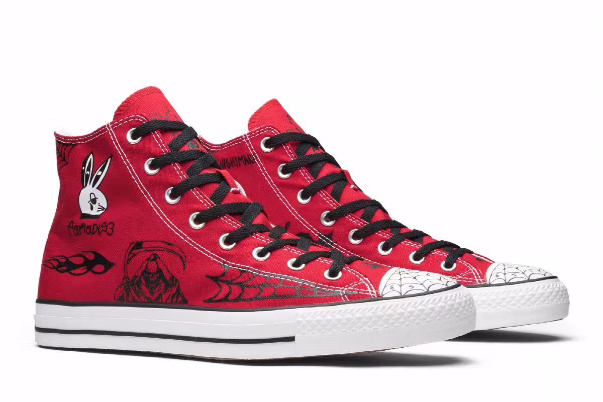 Sean Pablo x Converse Chuck Taylor All Star Pro Hi Red, view 9