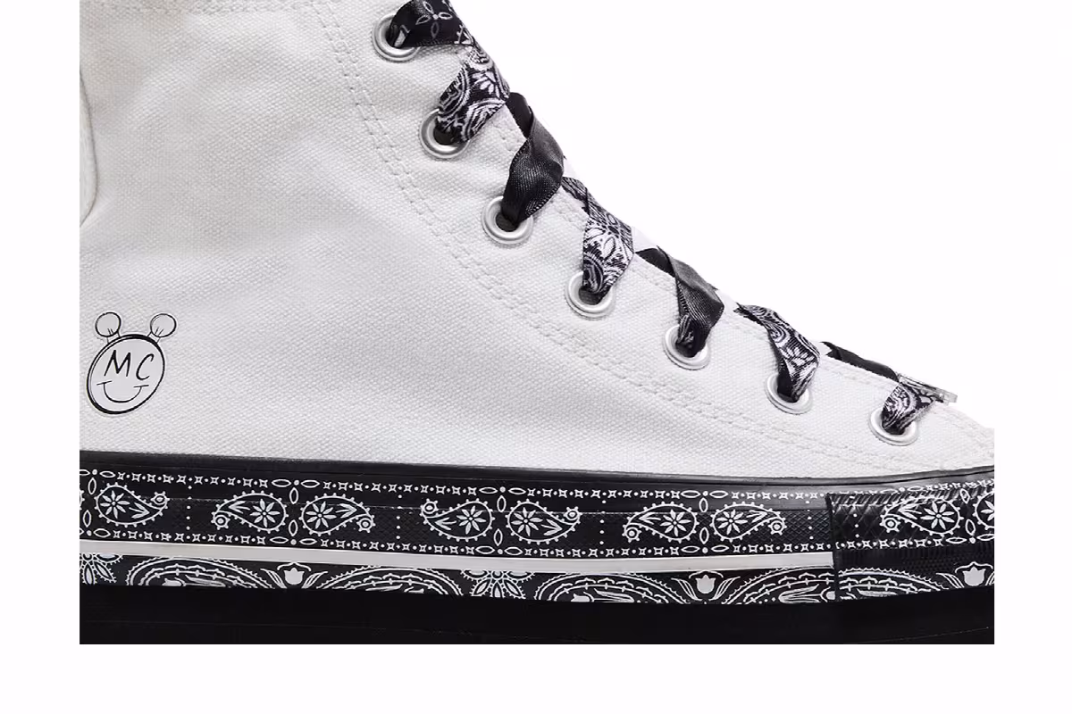 Miley Cyrus x Converse Women's Chuck Taylor All Star Platform Hi White, view 3