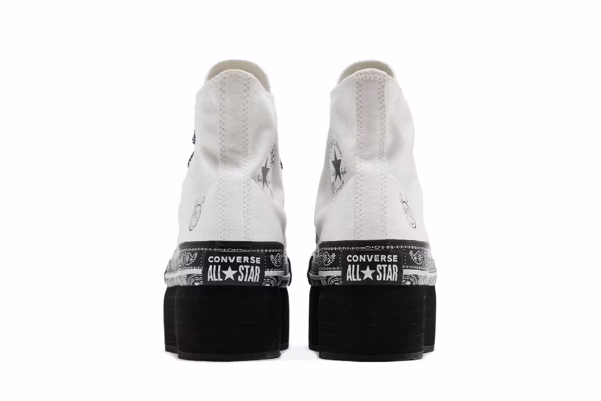 Miley Cyrus x Converse Women's Chuck Taylor All Star Platform Hi White, view 7