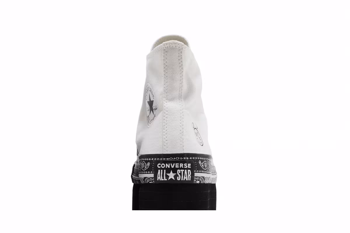 Miley Cyrus x Converse Women's Chuck Taylor All Star Platform Hi White, view 8