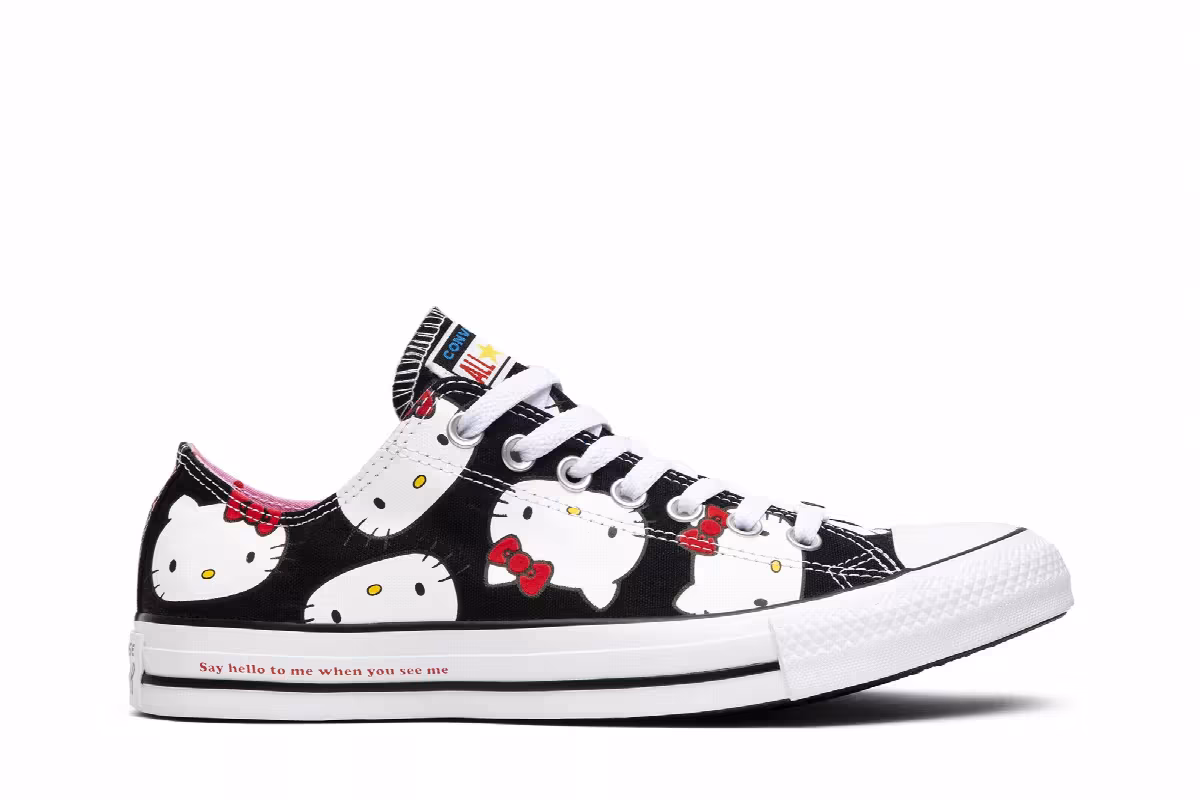 Hello Kitty x Converse Chuck Taylor All Star Canvas Ox Black, view 2