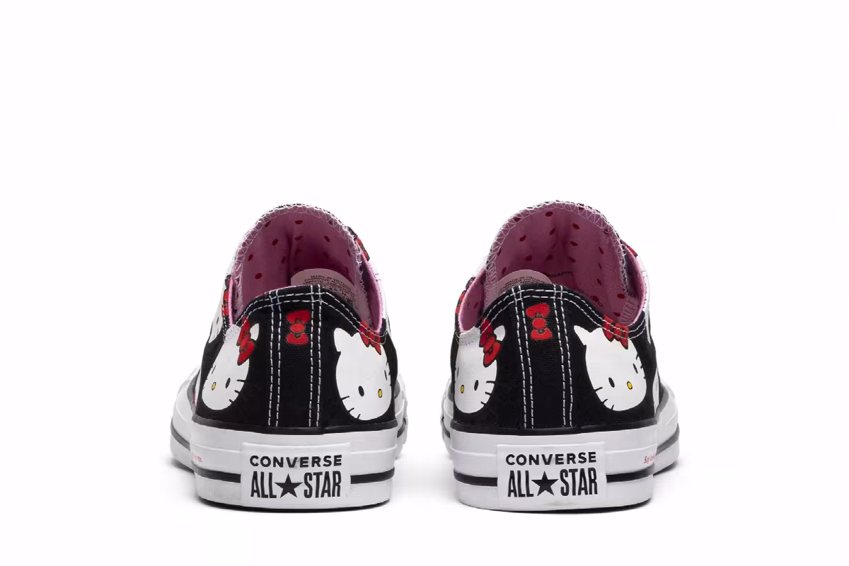 Hello Kitty x Converse Chuck Taylor All Star Canvas Ox Black, view 7