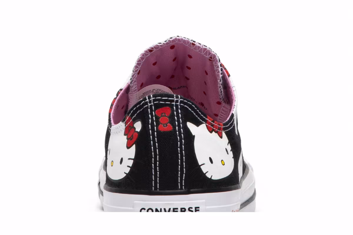 Hello Kitty x Converse Chuck Taylor All Star Canvas Ox Black, view 8